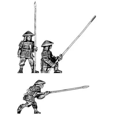 Late or Renaissance Ashigaru with 12 foot yari (15mm)