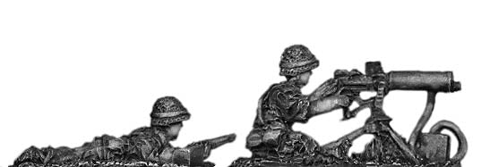 Legionnaire 30.cal HMG team in helmet (15mm)