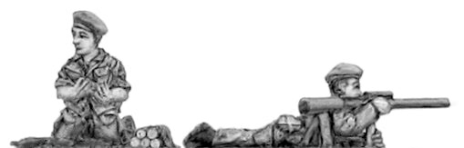 Legionnaire 57mm recoilless rifle team in beret  (15mm)