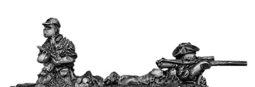 Legionnaire 57mm recoilless rifle team in bush hat (15mm)
