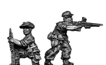 Legionnaire and No.2 in bush hat with FM24/29 LMG (15mm)