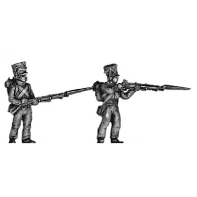 Light infantry fusilier, skirmishing (18mm)
