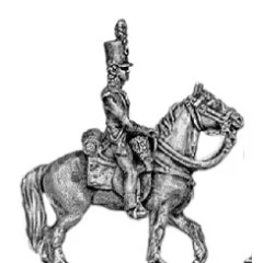 Light Infantry mounted officer (18mm)