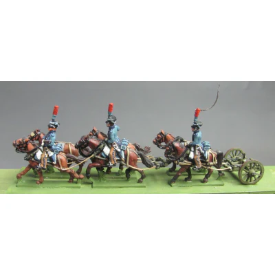 Limber set - 6 horse, galloping, Gribeauval limber (18mm) - Image 2