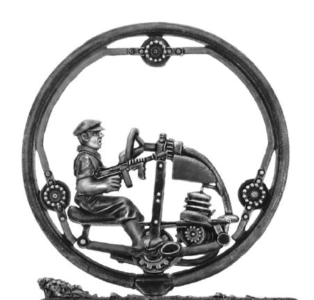 Mad Maximillian Monowheel of Death! and rider (28mm)