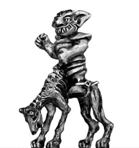 Magog the Mighty Imp and his mount Scamp (28mm)