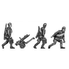 Maxim gun team, caps, advancing (20mm)