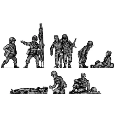 Medics and wounded (20mm)