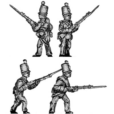 Mexican infantryman, advancing (18mm)