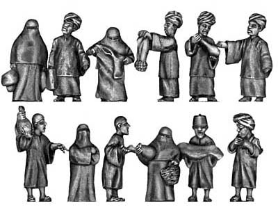 Middle Eastern Civilians (28mm)