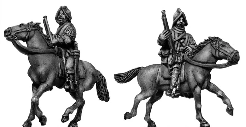 Mounted Arquebusier (28mm)