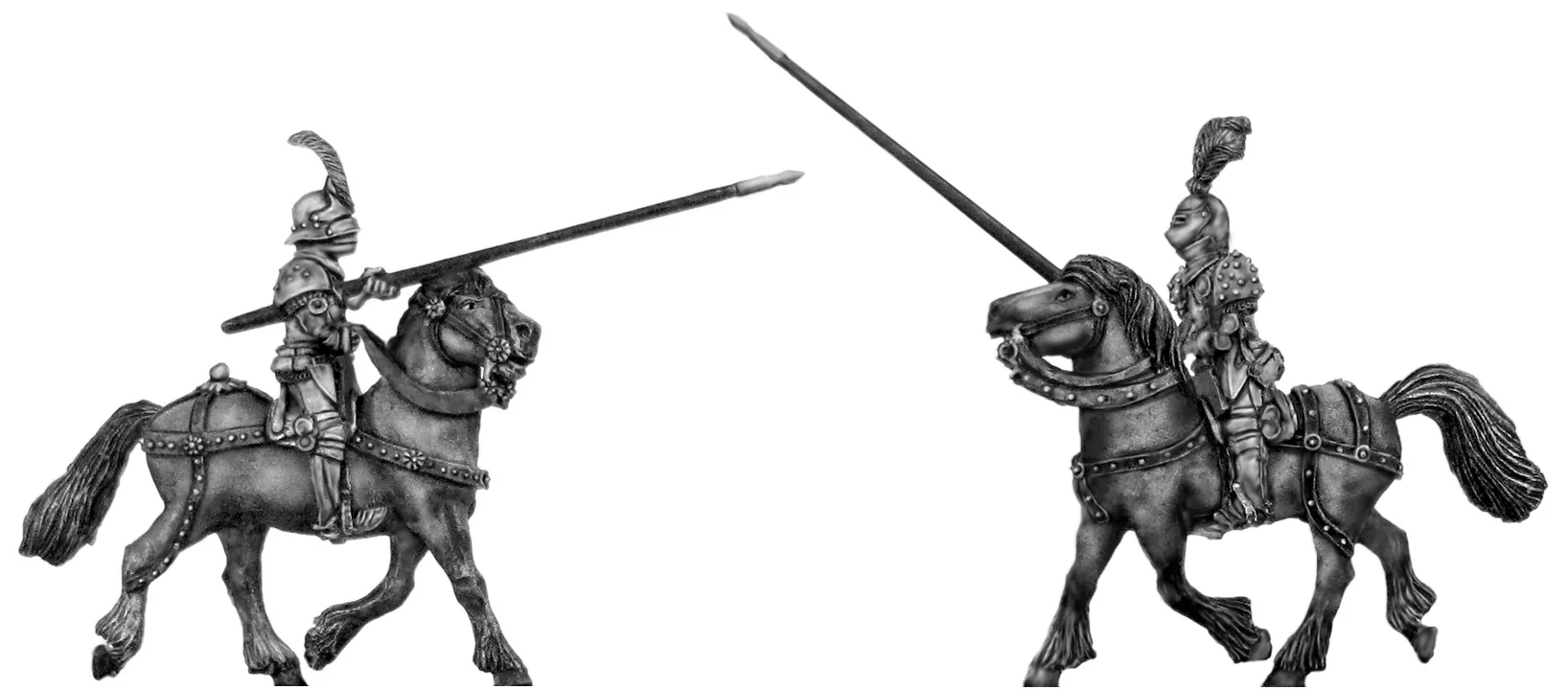 Mounted Men-at-arms (28mm)