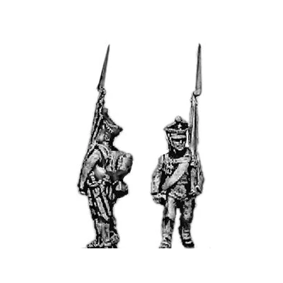 Musketeer/Jager, march attack (18mm)