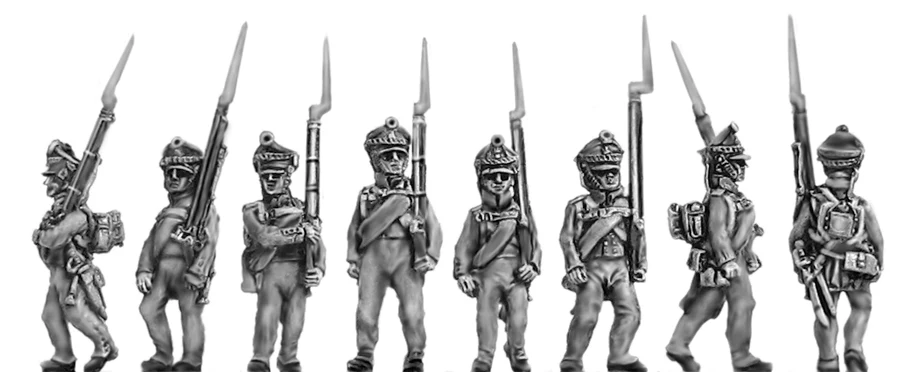 Musketeer/Jager, march attack (18mm) - Image 2