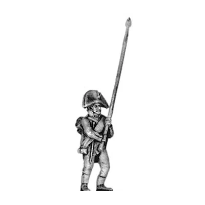 Musketeer standard bearer, bicorne (18mm)