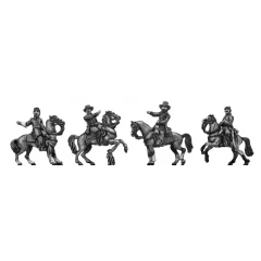 Officers, mounted (15mm)