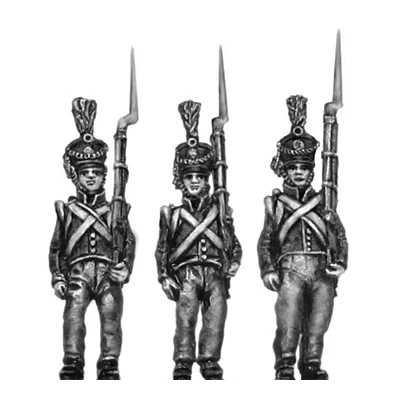 Orange Nassau 28th Reg. Flank company, marching (18mm)