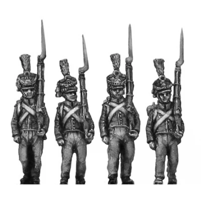 Orange Nassau 28th Regiment, marching (18mm)