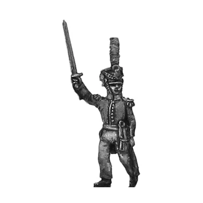 Orange Nassau 28th Regiment officer (18mm)