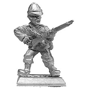 British infantryman re-loading (28mm)