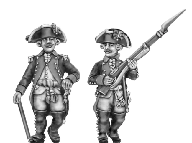 Line Infantry officer (28mm)