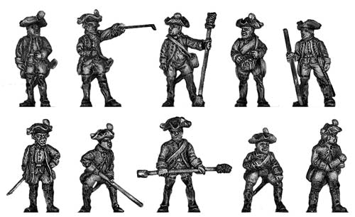 Prussian artillery crew (18mm)