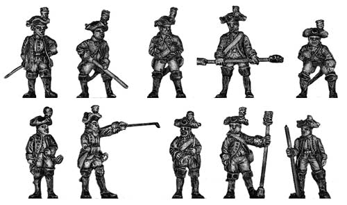 Prussian Horse Artillery crew (18mm)