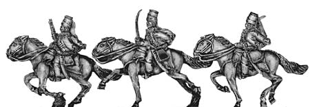 Prussian Hussar, in Mirliton (18mm)