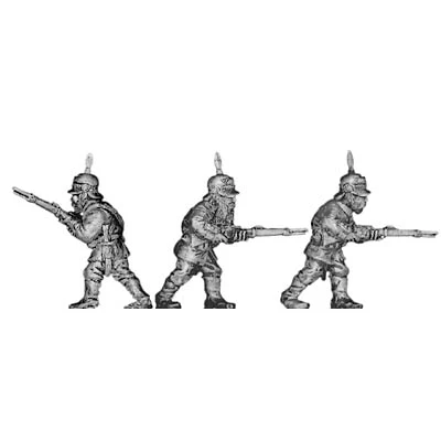 Prussian infantry advancing (28mm)