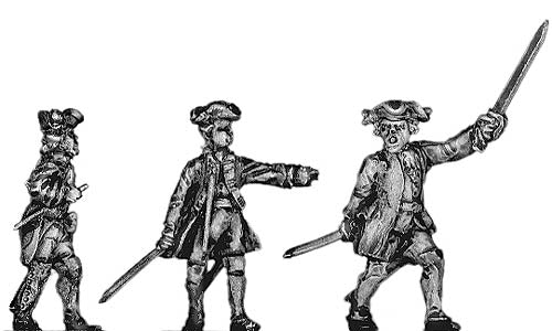 Prussian Musketeer/Grenadier/Fusilier officer (18mm)