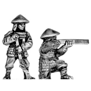 Renaissance Ashigaru with arquebus (15mm)