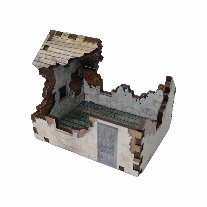 Ruined Houses White Render - 20mm (TTR) - Image 4