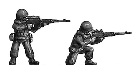 Russian infantry firing SVD sniper rifle (15mm)