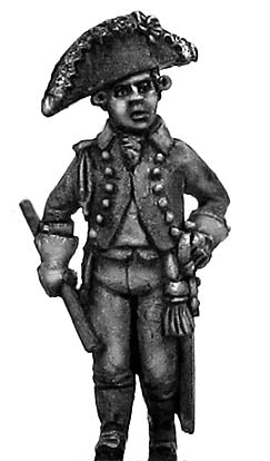 Russian Jager officer marching (28mm)