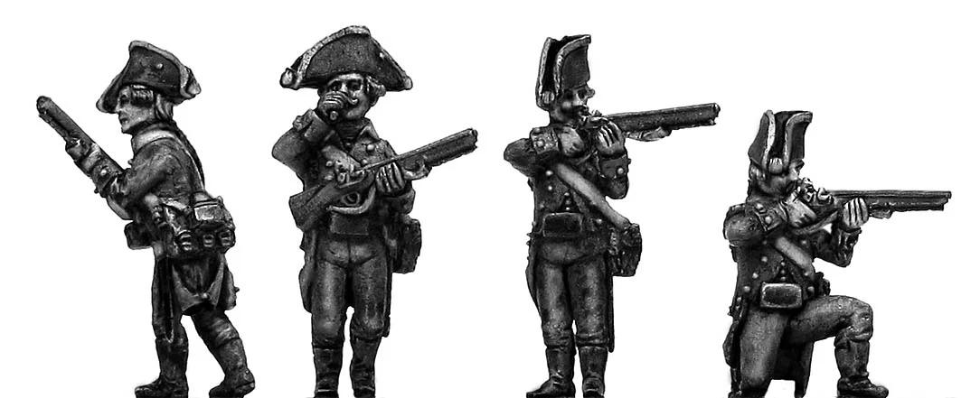 Russian Jager rifleman skirmishing (28mm)