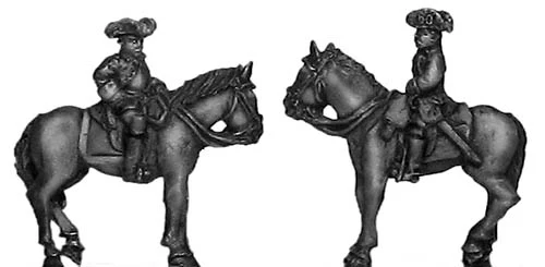 Russian mounted officer (18mm)