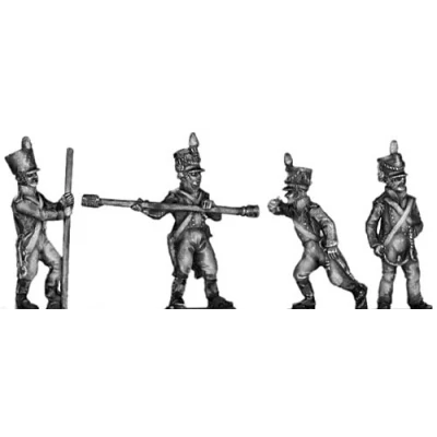 Saxon artillery crew, loading (18mm)