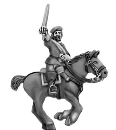 Scots Horse officer charging (18mm)