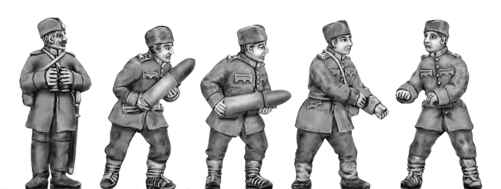 Serbian Artillery Crew (28mm)