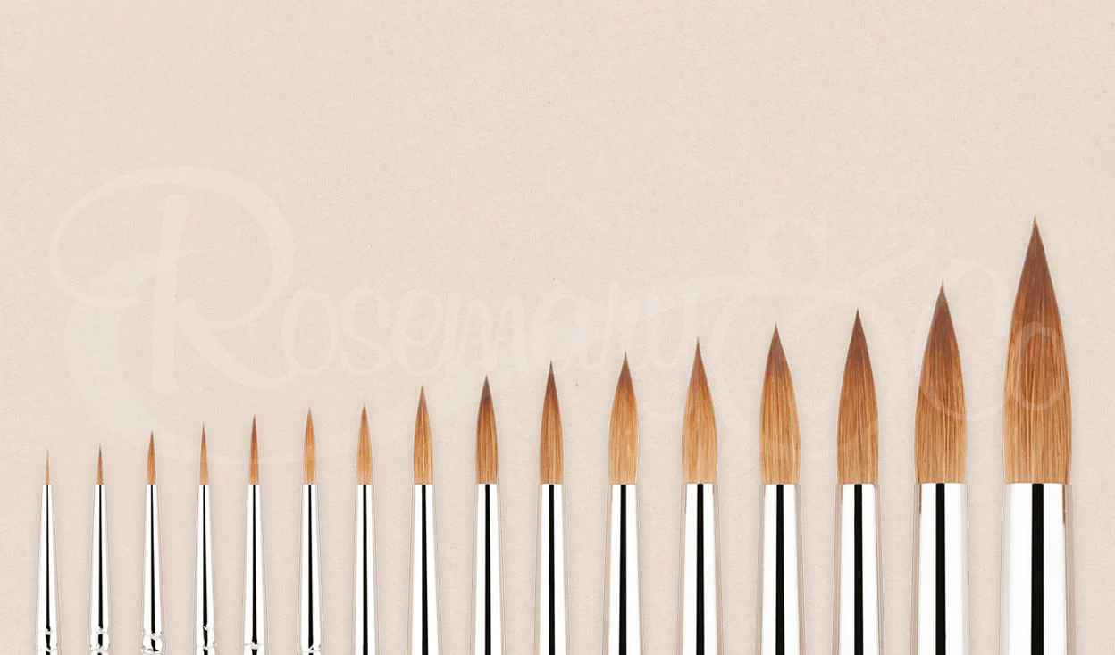ROSEMARY & CO. Series 33. Pure Kolinsky Sable Brush - Size 0