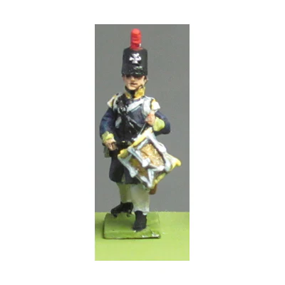 Silesian Landwehr, British shako, litewka, drummer (18mm)