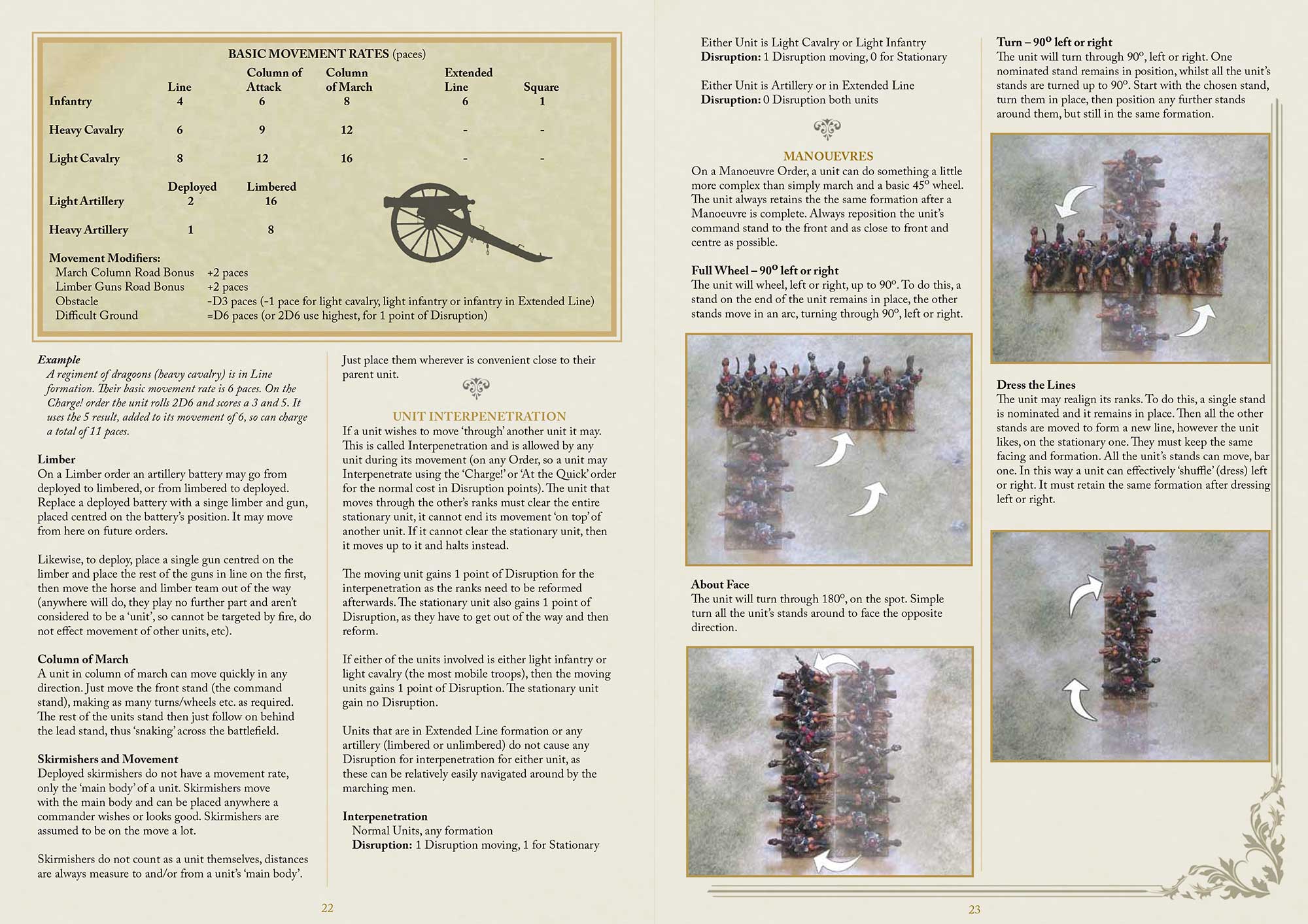 Soldiers of Napoleon Rulebook and Action Cards set - Image 3