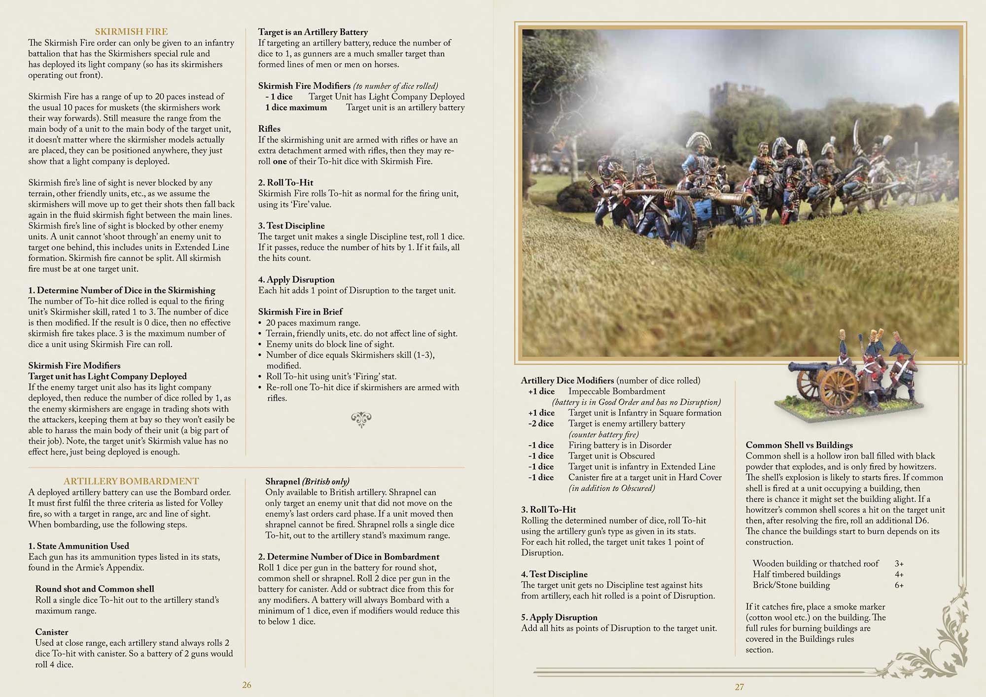 Soldiers of Napoleon Rulebook and Action Cards set - Image 4