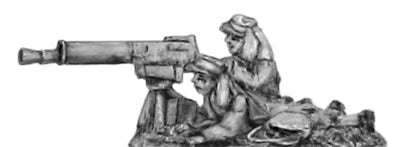 Somali dubat in turban HMG - 2 fig set (15mm)
