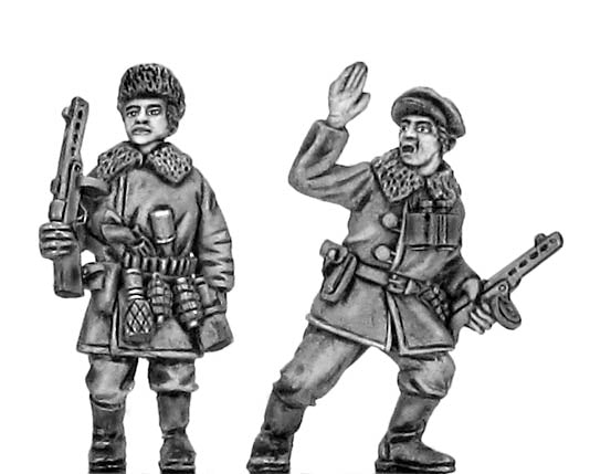 Soviet Partisan with SMG (28mm)