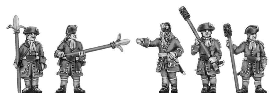 Spanish artillery crew (18mm)