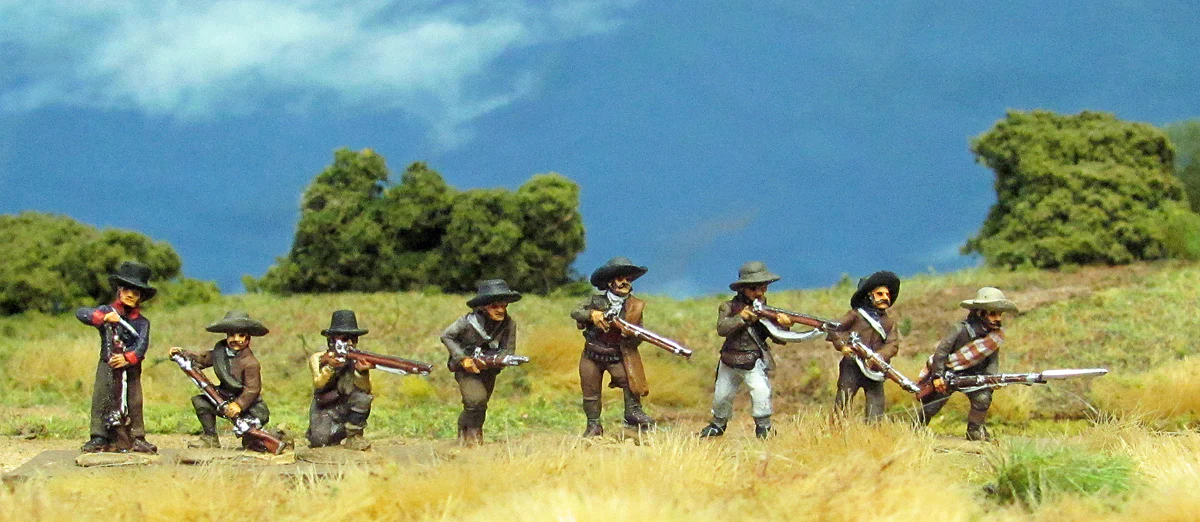 Spanish guerrillas skirmishing (18mm) - Image 2