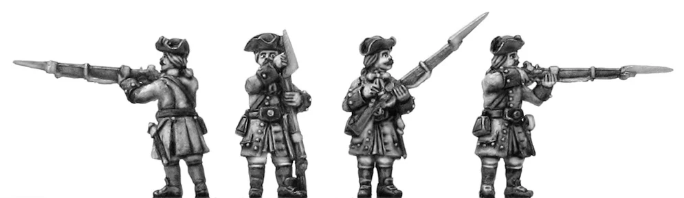 Spanish line, firing & loading (18mm)