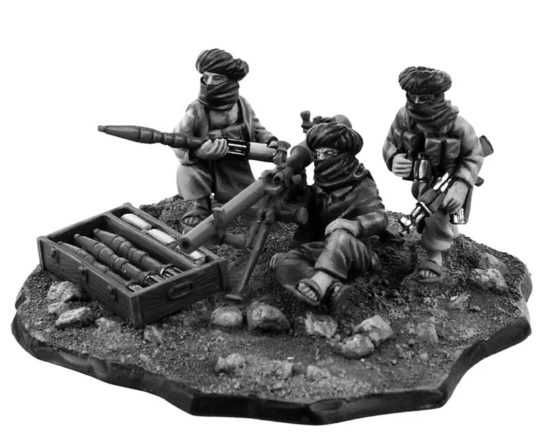 SPG-9 73mm Recoilless Rifle with Afghan Guerrilla crew (28mm)