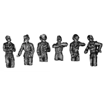 SS Panzer crew, hatch figures (20mm)